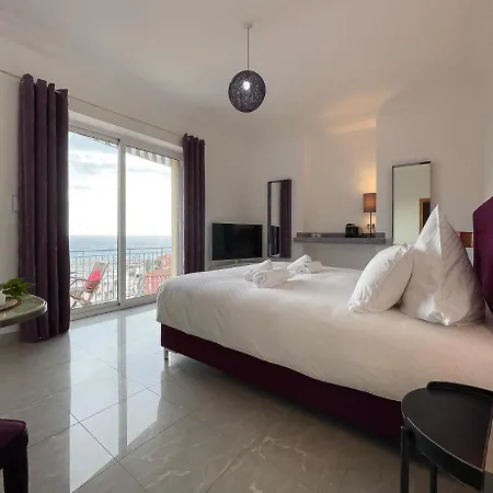 L'ensoleillée Vue Panoramique Mer, 250 M De La Et Du Centre Appartement Menton