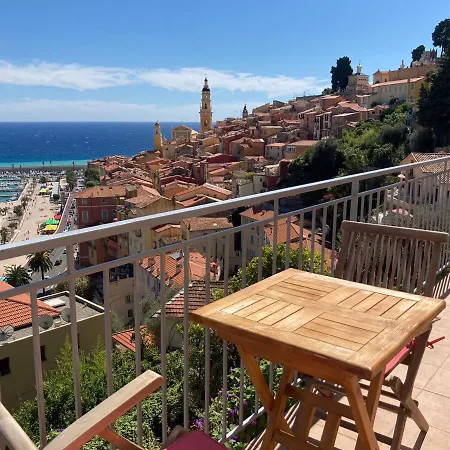 L'ensoleillée Vue Panoramique Mer, 250 M De La Et Du Centre *