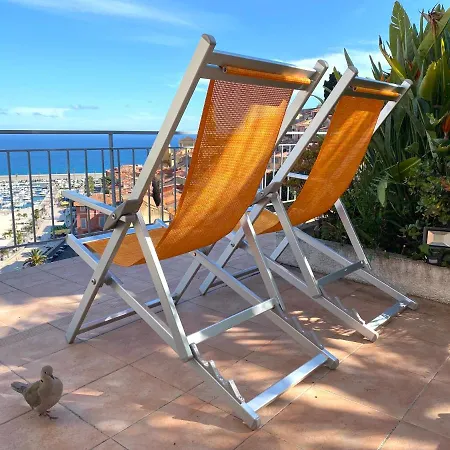 L'ensoleillée Vue Panoramique Mer, 250 M De La Et Du Centre Appartement *