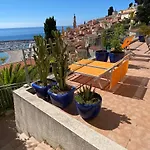 L'ensoleillee Vue Panoramique Mer, 250 M De La Et Du Centre Menton