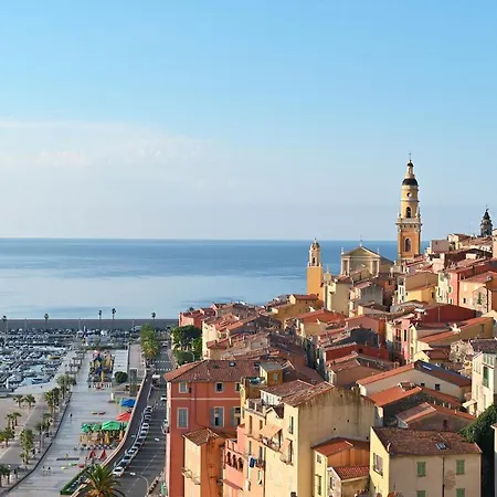 Апартаменти L'ensoleillee Vue Panoramique Mer, 250 M De La Et Du Centre *