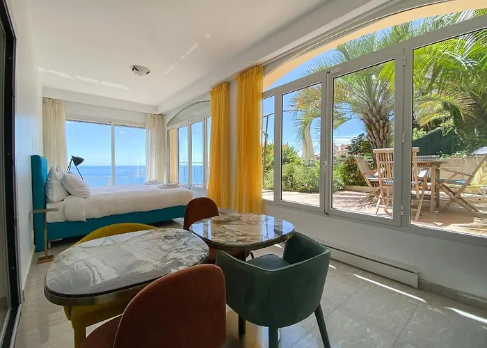 Apartamento L'ensoleillee Vue Panoramique Mer, 250 M De La Et Du Centre *