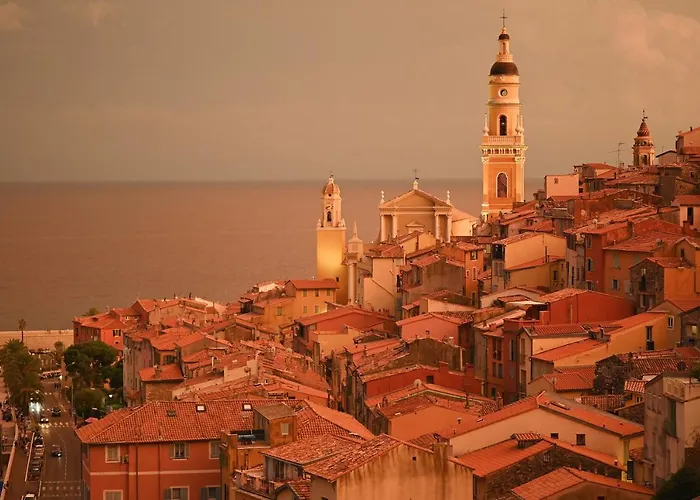 L'ensoleillee Vue Panoramique Mer, 250 M De La Et Du Centre *