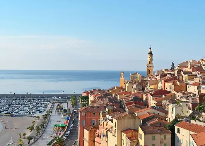 Apartamento L'ensoleillee Vue Panoramique Mer, 250 M De La Et Du Centre *