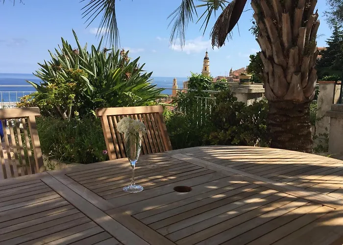 Apartamento L'ensoleillee Vue Panoramique Mer, 250 M De La Et Du Centre *