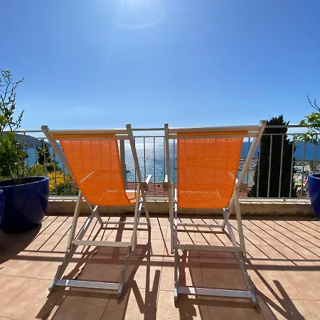 L'ensoleillée Vue Panoramique Mer, 250 M De La Et Du Centre Menton