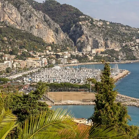 L'ensoleillée Vue Panoramique Mer, 250 M De La Et Du Centre Appartement Menton