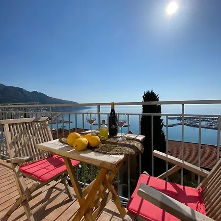 Appartement L'ensoleillée Vue Panoramique Mer, 250 M De La Et Du Centre *