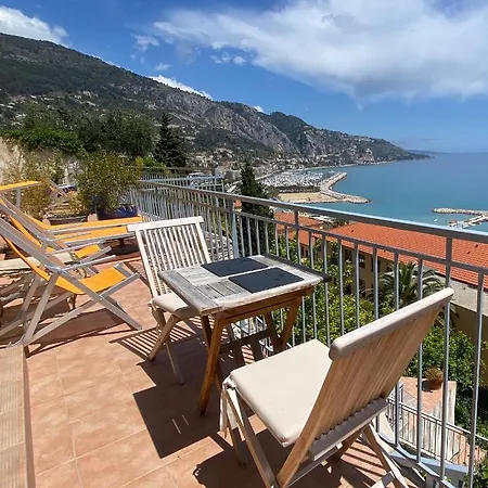 Appartement L'ensoleillée Vue Panoramique Mer, 250 M De La Et Du Centre *