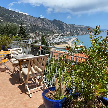 L'ensoleillée Vue Panoramique Mer, 250 M De La Et Du Centre * Menton
